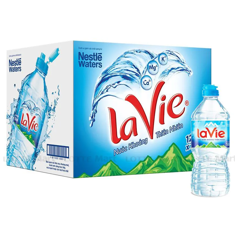 Lavie 천연 광천수 750ml x 12병 2