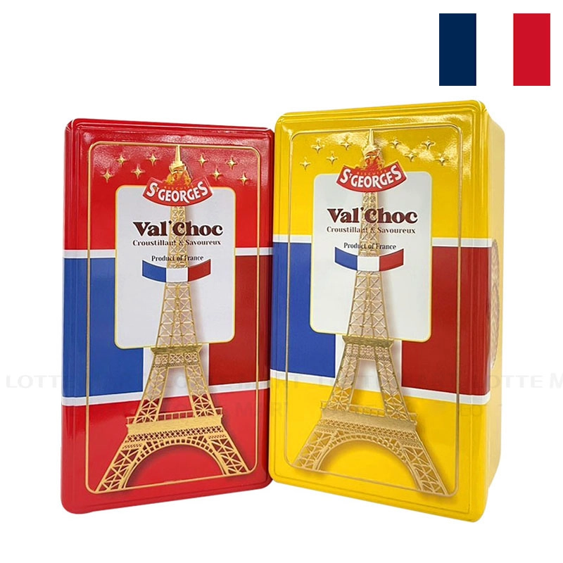 St Georges Val’Choc 초콜릿 맛 크림 샌드위치 쿠키 (랜덤 색상 배송) 300G 2