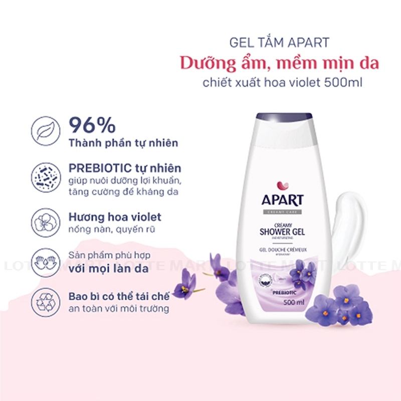GEL TAM APART HUONG VIOLET 500ML 4