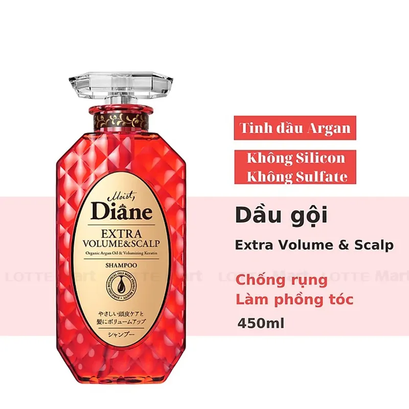 Dầu Gội Diane Chống Rụng & Làm Phồng Tóc 450ml