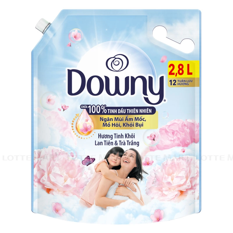 Downy 티 없이 맑은 향 섬유유연제 2.8l 2