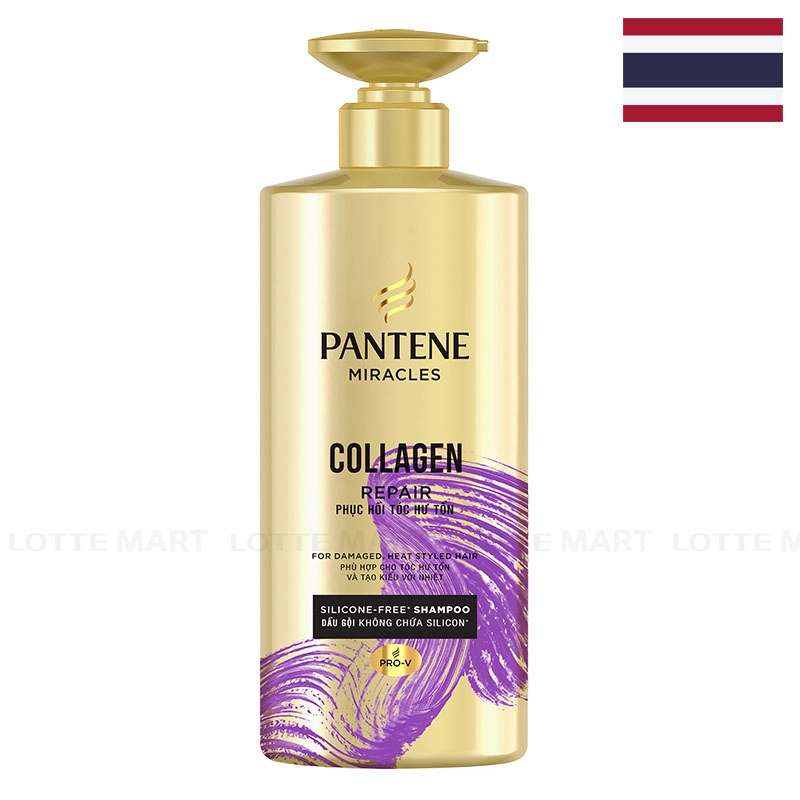 Combo Gội Xả Pantene Collagen Phục Hồi, Biotin 3 Phút Diệu Kỳ 500ml + 480ml 4
