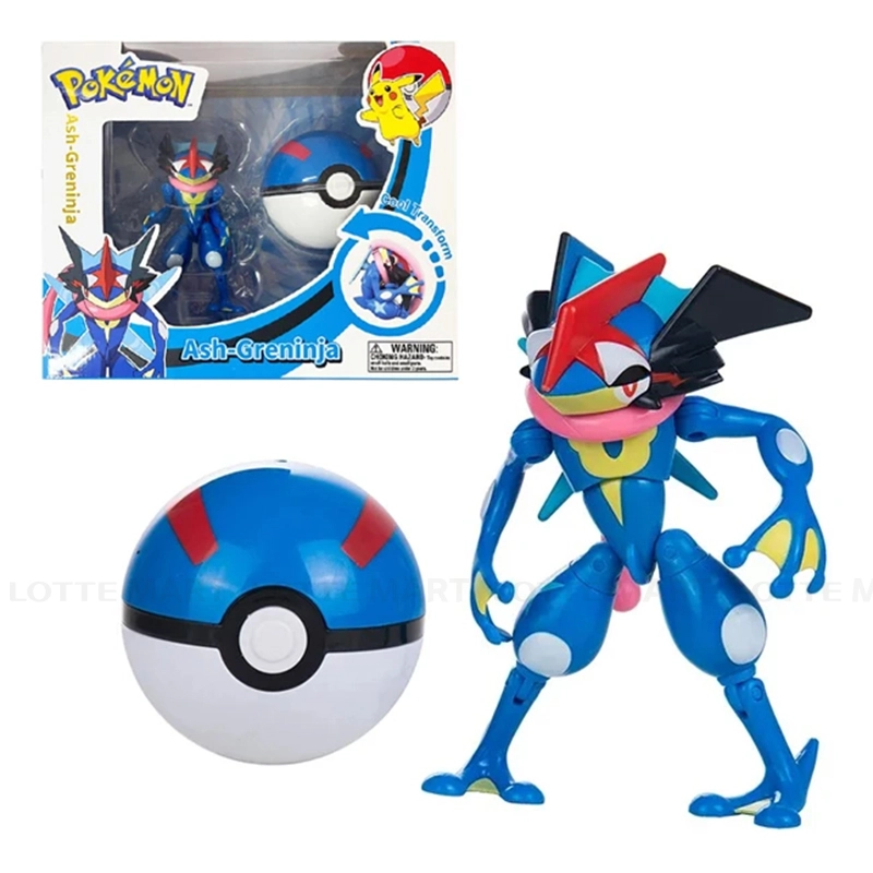 Đồ Chơi Bóng Pokemon Biến Hình Pokemon Toys ZC8918E Ếch Ninja Greninja