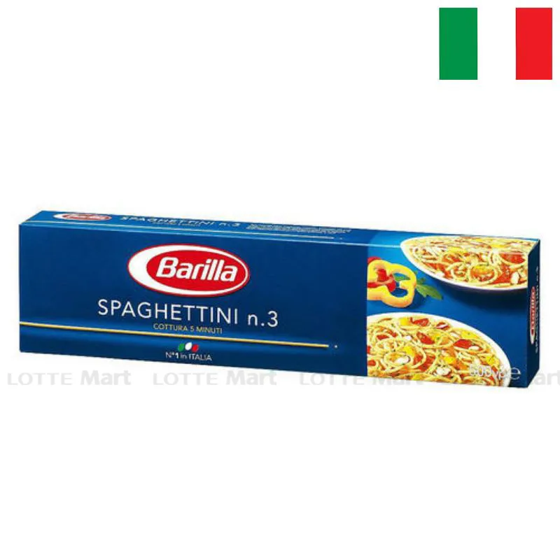 Mì Ý Barilla Spaghettini Sợi Trung Số 3 500G