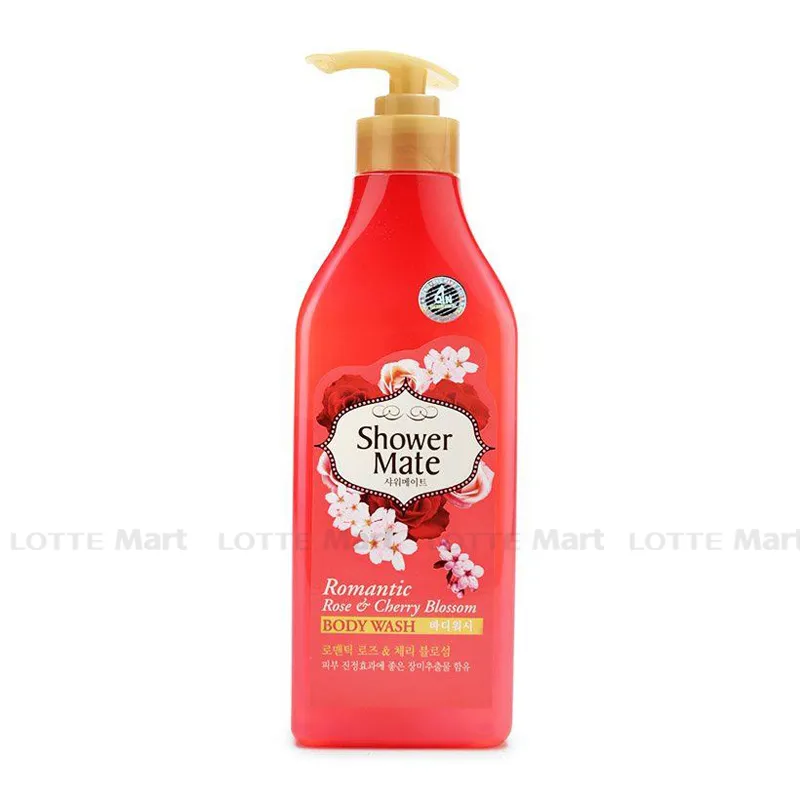Sữa Tắm Shower Mate Tinh Chất Hoa Hồng & Hoa Anh Đào 550g