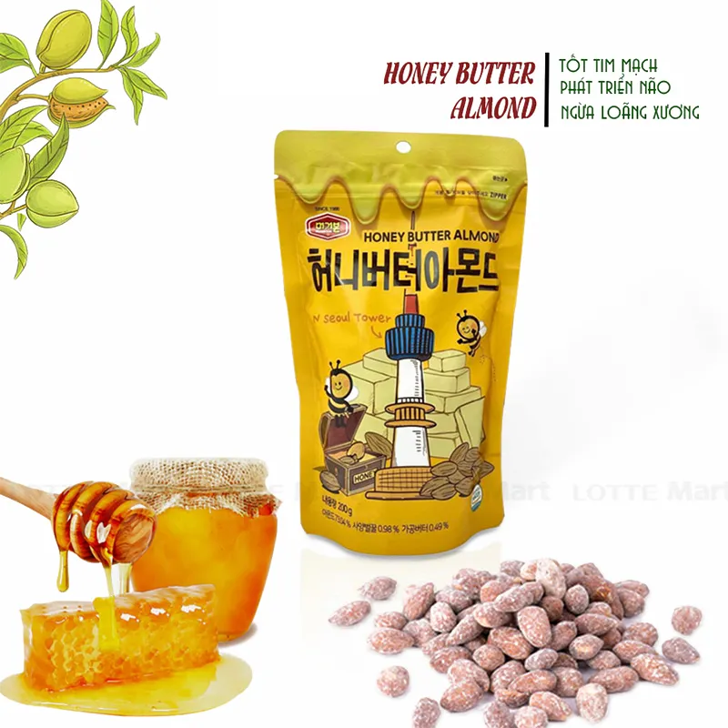 Murgerbon 허니 버터 아몬드 200G 4