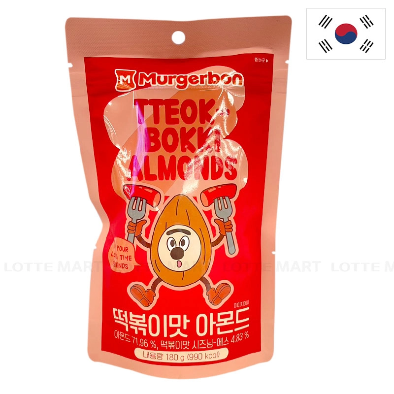 Murgerbon 떡볶이 맛 아몬드 180G 2