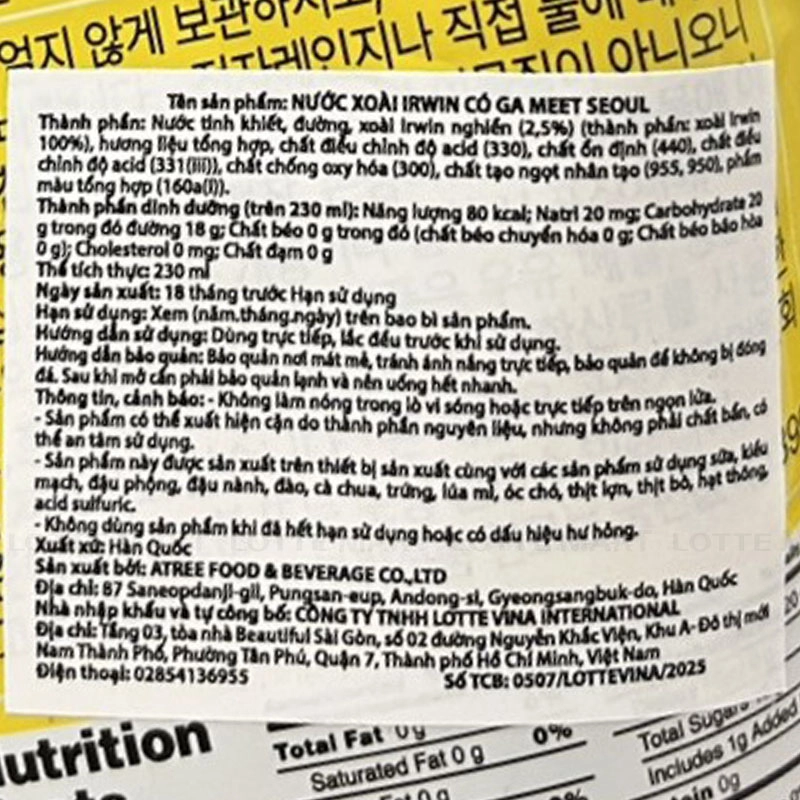 GN-NUOC MEET SEOUL CO GA VI XOAI IRWIN 230ML 4