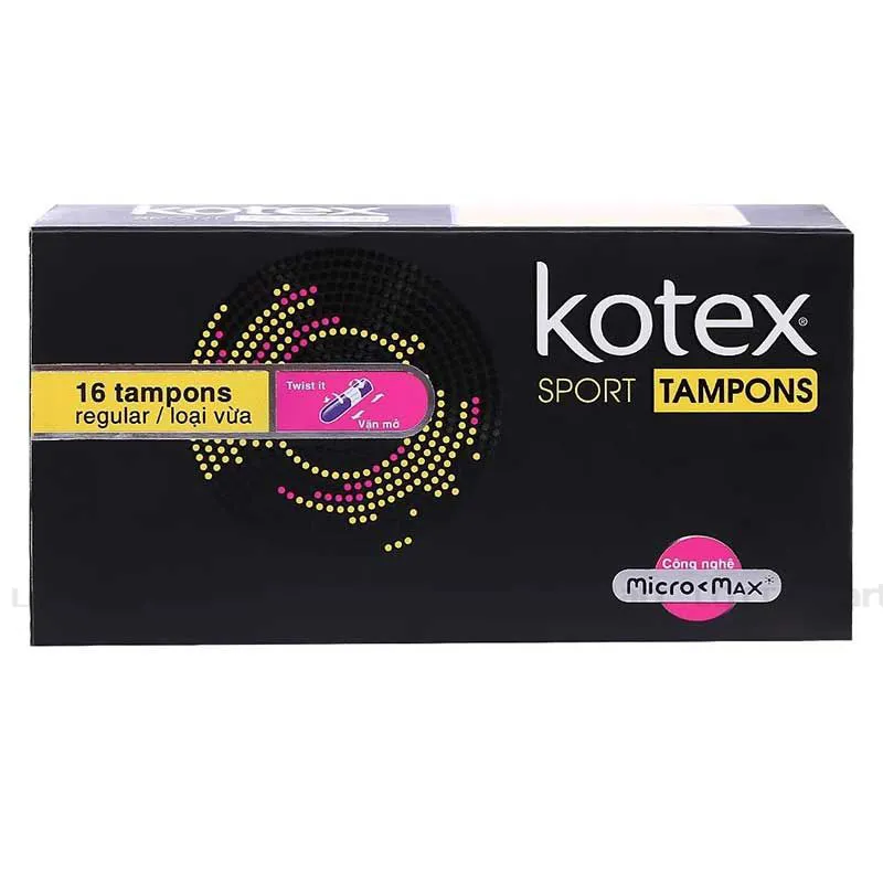 Băng Vệ Sinh Kotex Tampon Regular Hộp 16 Miếng