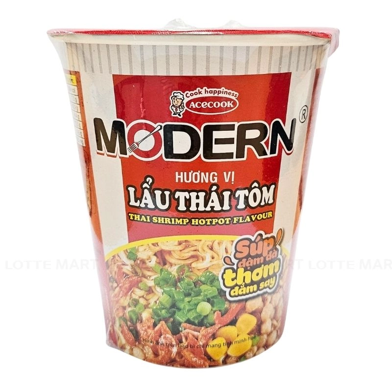 Modern 태국 새우 핫팟 맛 컵라면 65G 2