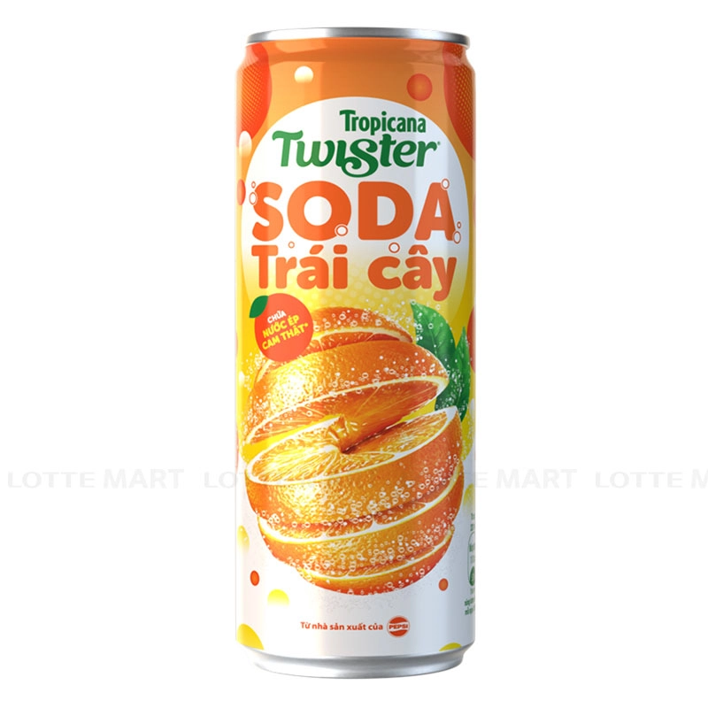Twister 오렌지 주스 함유 과일 소다 320ml x 6개입 3