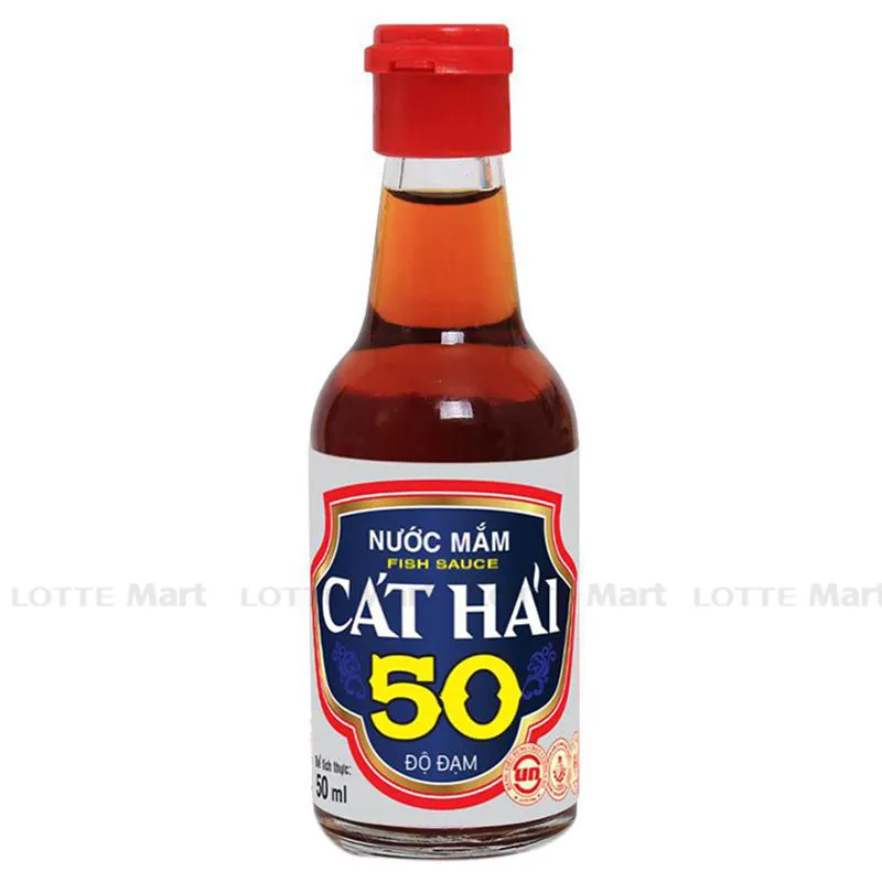 Nước Mắm Cát Hải 50 Độ Đạm Chai 50ml