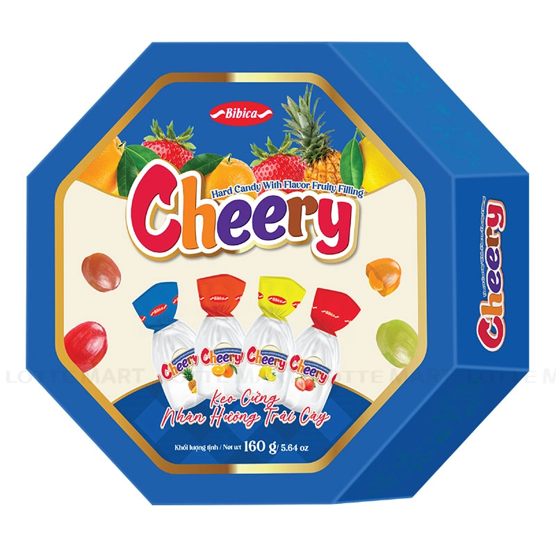 Bibica Cheery 과일 맛 하드 캔디 (무작위 색상 배송) 160G 4