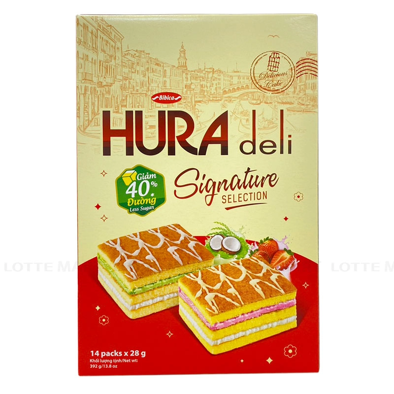 Hura Signature 혼합맛 스펀지 케이크 329G 3