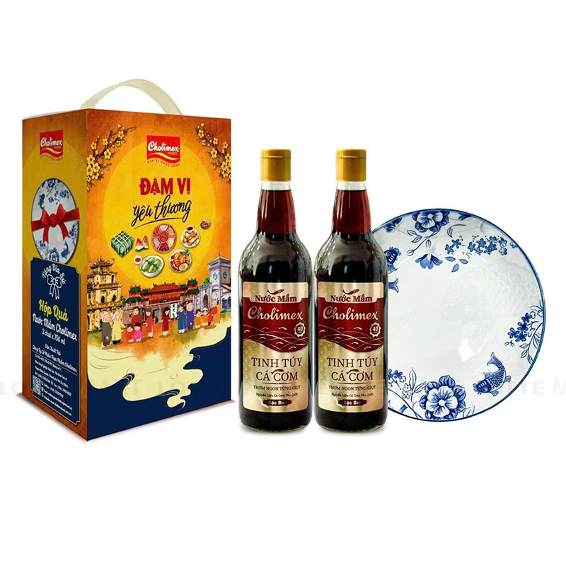 Hộp Quà Nước Mắm Cholimex Đậm Vị Yêu Thương 750ml 2
