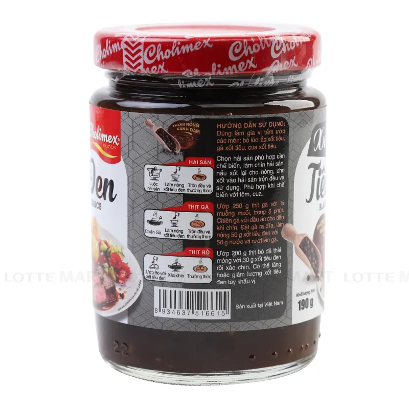 Cholimex 흑후추 소스 190G 5