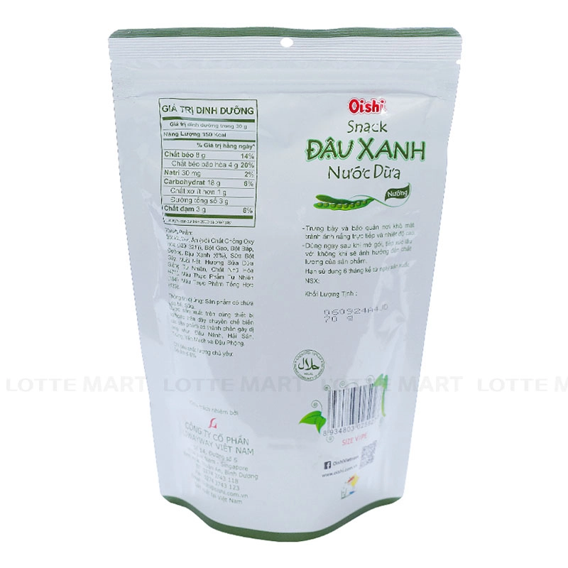 SNACK DAU XANH NUOC DUA 65G 3