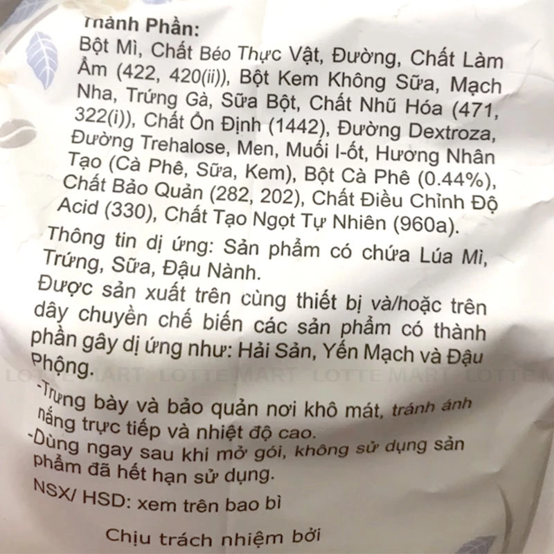 Oishi 커피크림 롤빵 43G x 4개입 4