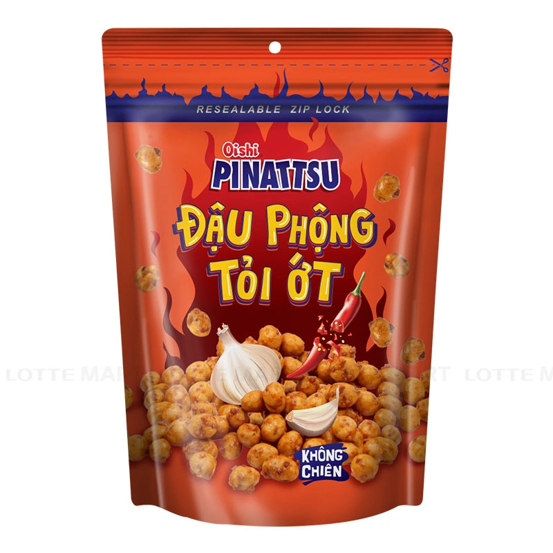 Oishi Pinattsu 마늘 고추맛 땅콩 80G 2