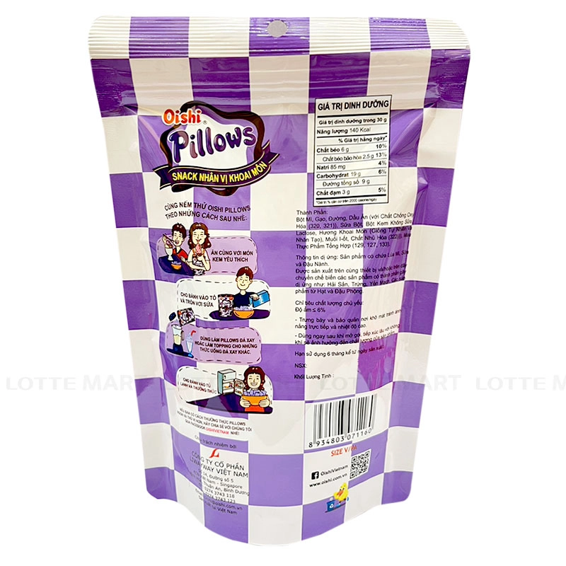 SNACK PILLOWS KHOAI MON 80G 3