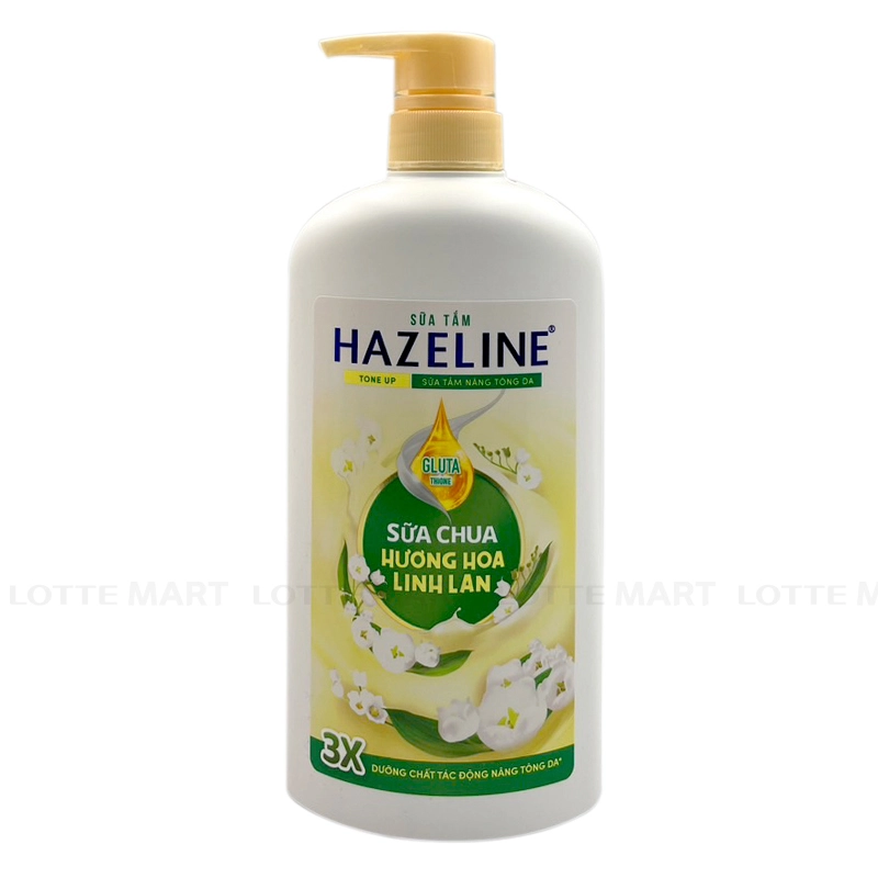 Sữa Tắm Hazeline Nâng Tone Da Sữa Chua Hương Đào Chai 670G