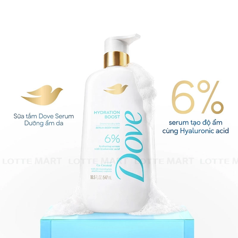 Dove 세럼 하이드레이션 부스트 바디워시 스킨 모이스처라이징 300ml 3