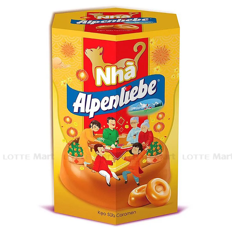 Kẹo Alpenliebie Caramen Hộp Tết 105g