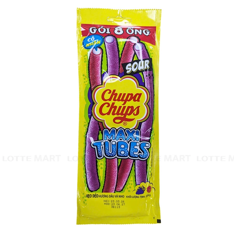 Chupa Chups 딸기 및 포도맛 젤리 104G 2