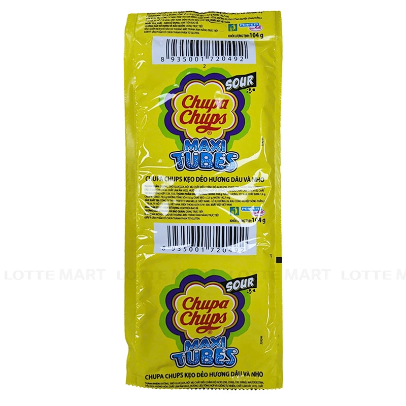 Chupa Chups 딸기 및 포도맛 젤리 104G 3