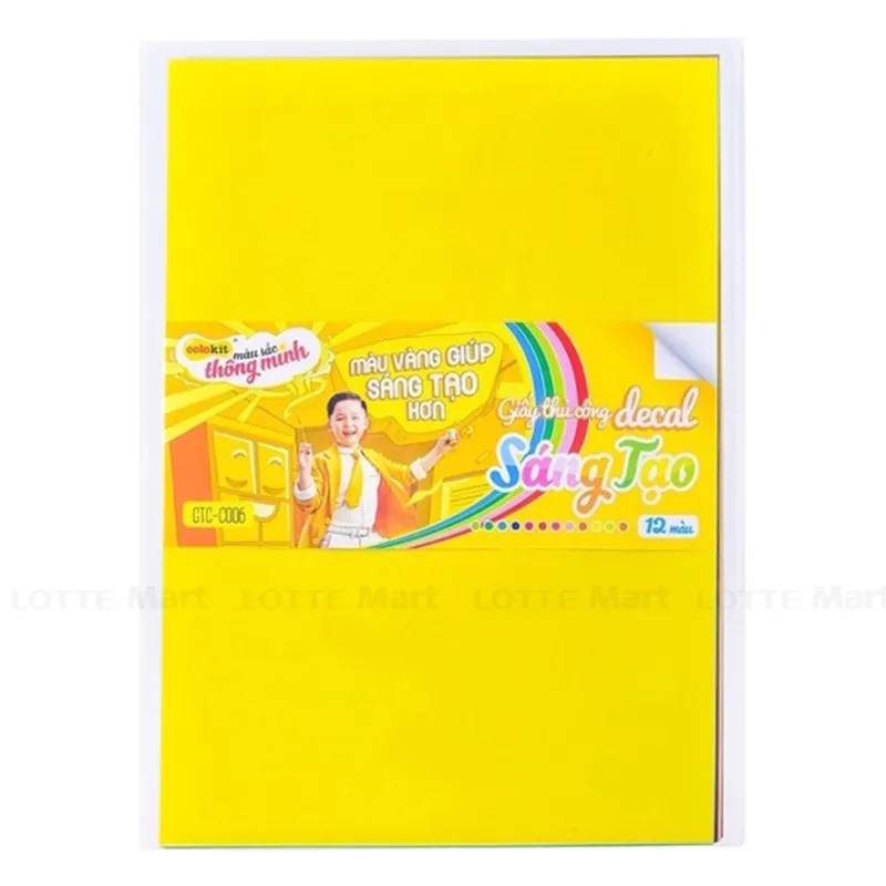 Thien Long GTC-C006 수공예 용지 12색 (대) 2