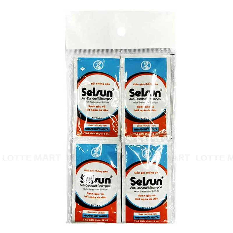 Selsun 비듬 예방 및 두피 가려움증 완화 샴푸 (5ml x 10개입) 2