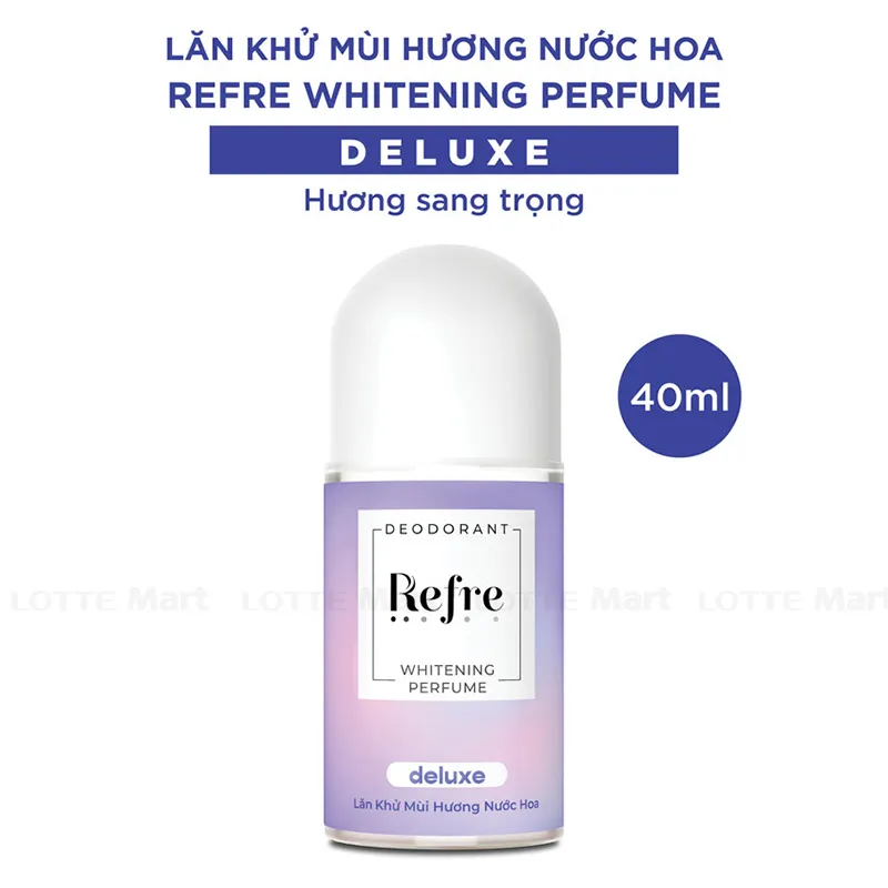 Refre 디럭스 화이트닝 데오드란트 롤온 40ml 4