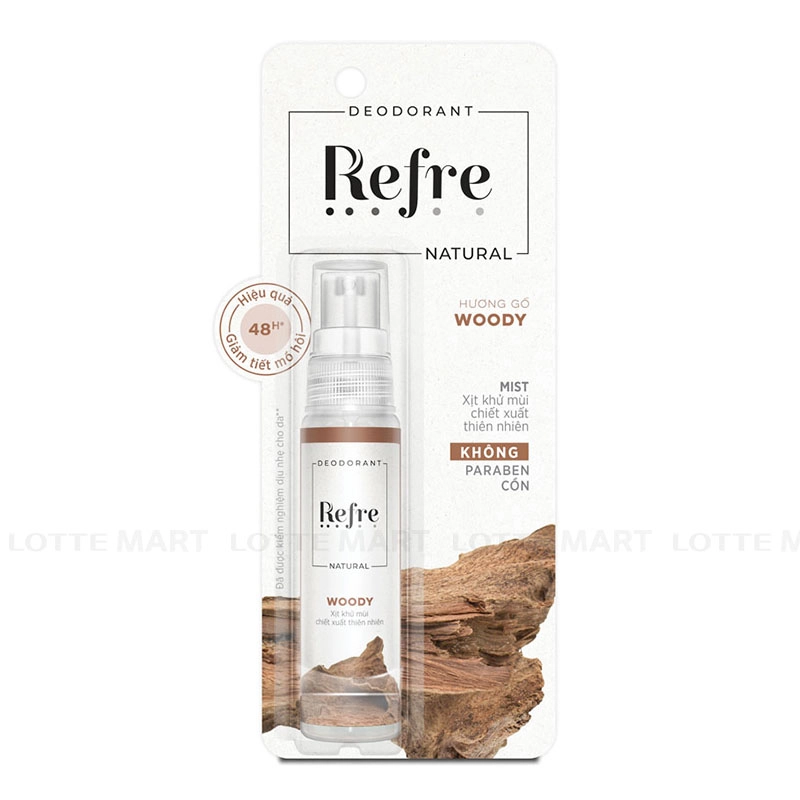 Refre 내추럴 우디향 데오드란트 스프레이 30ml 2
