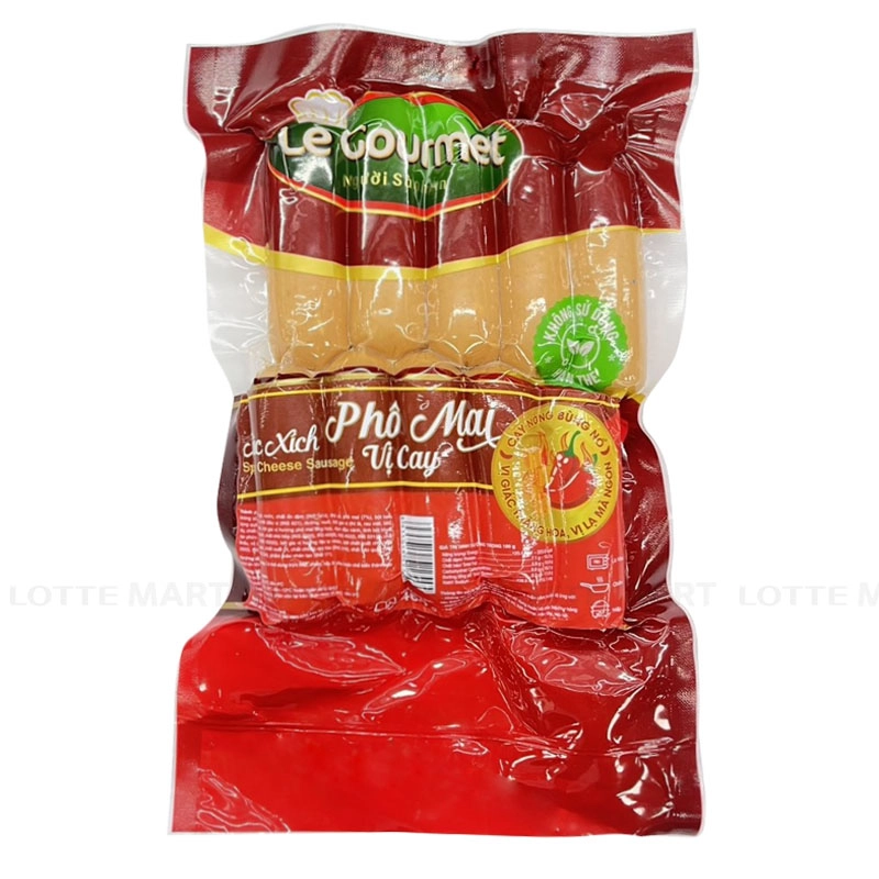 Xúc Xích Phô Mai Vị Cay Le Gourmet 400g