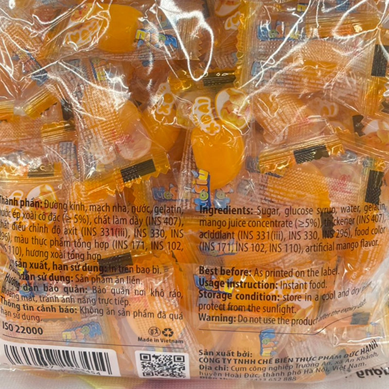 Kẹo Dẻo Xoài Đức Hạnh Mesiu Gói 350G 4