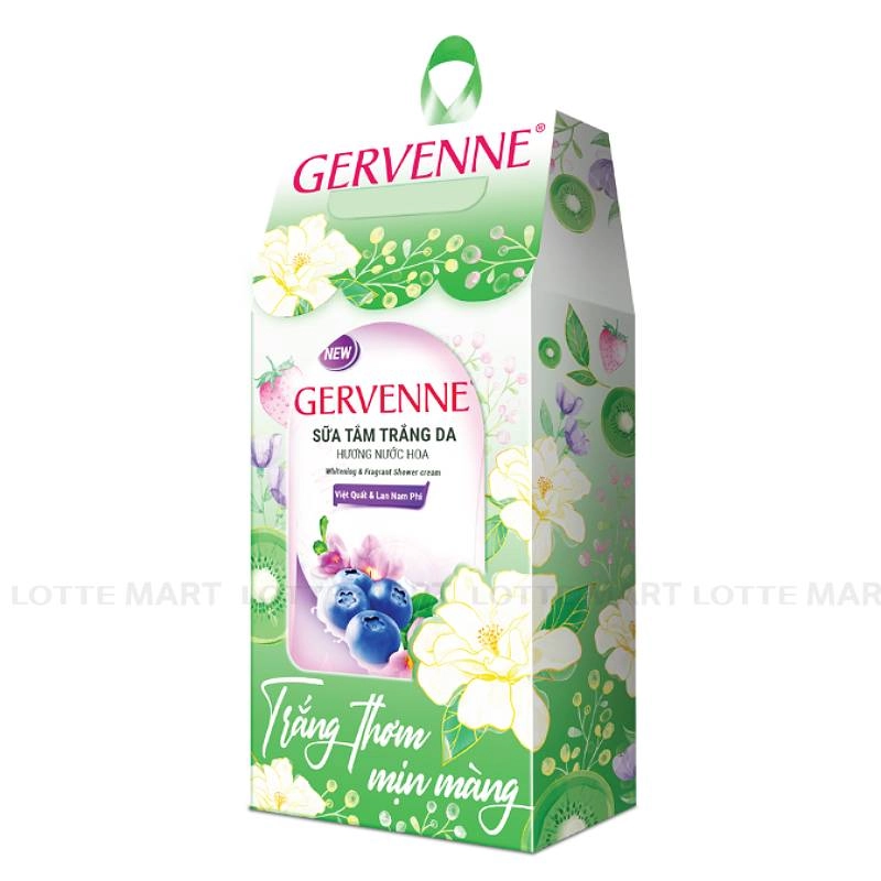 Gervenne 화이트닝 블루베리 & 프리지아 퍼퓸향 바디워시 450G 3