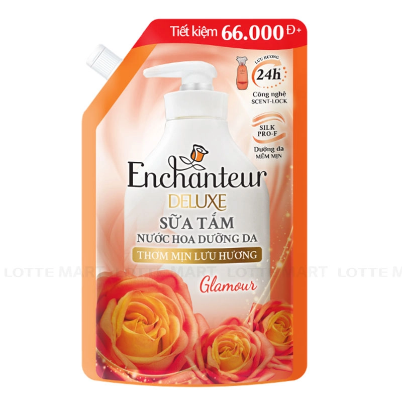 Enchanteur Glamour 퍼퓸 바디워시 스킨케어 640G 2