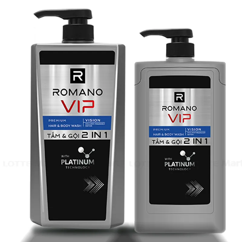 Dầu Gội Romano Nước Hoa Cao Cấp Vip Vision Chai 830g