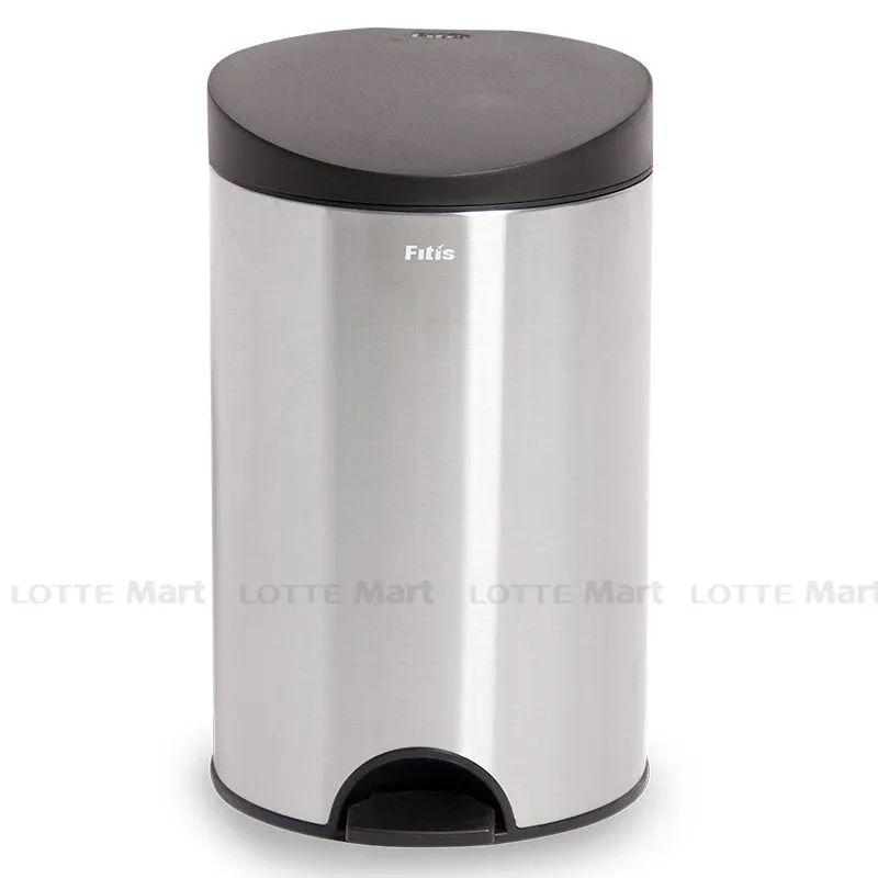 Thùng Rác Đạp Chân Fitis Dáng Tròn Size Nhỏ 12L