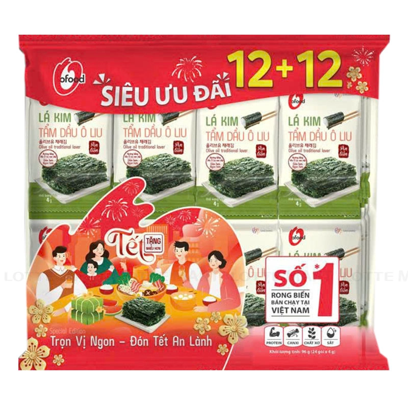 O'Food 올리브유 재래김 4G x 24개입 2