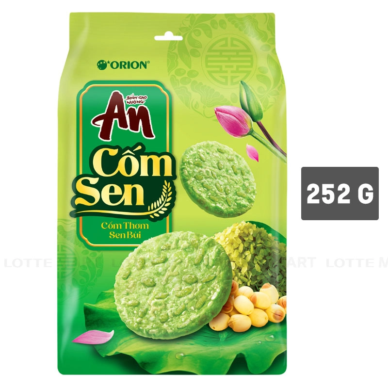Orion An 구운 쌀과자 연꽃맛 252G 2