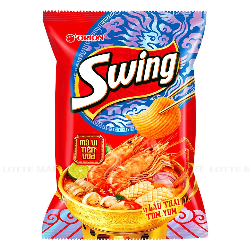Orion Swing 똠얌 태국식 핫팟맛 스낵 78G 2