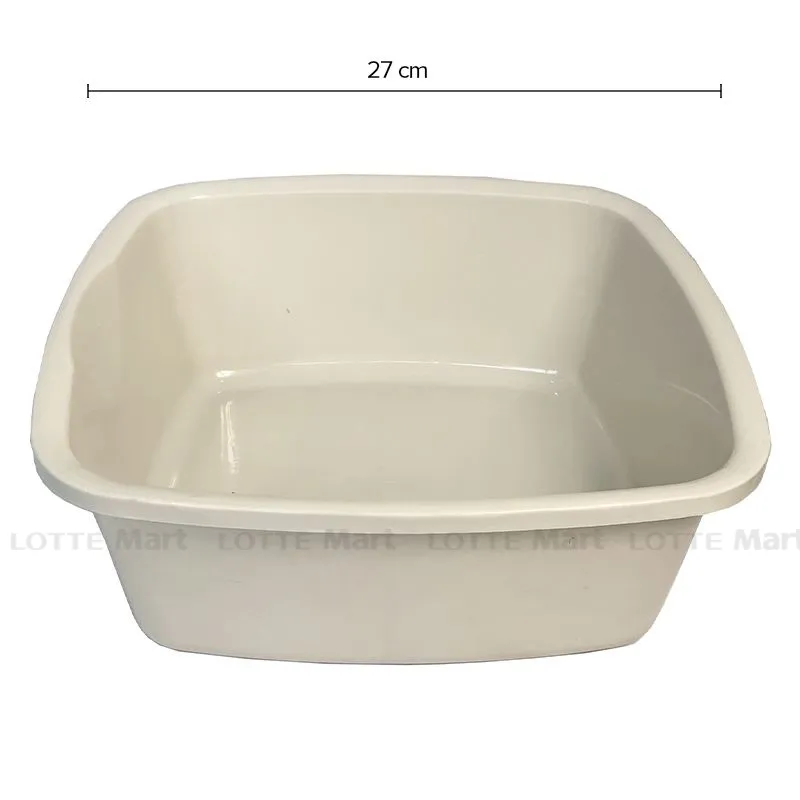 Tu Lap 정사각 대야 TL 825 회색 27CM 2