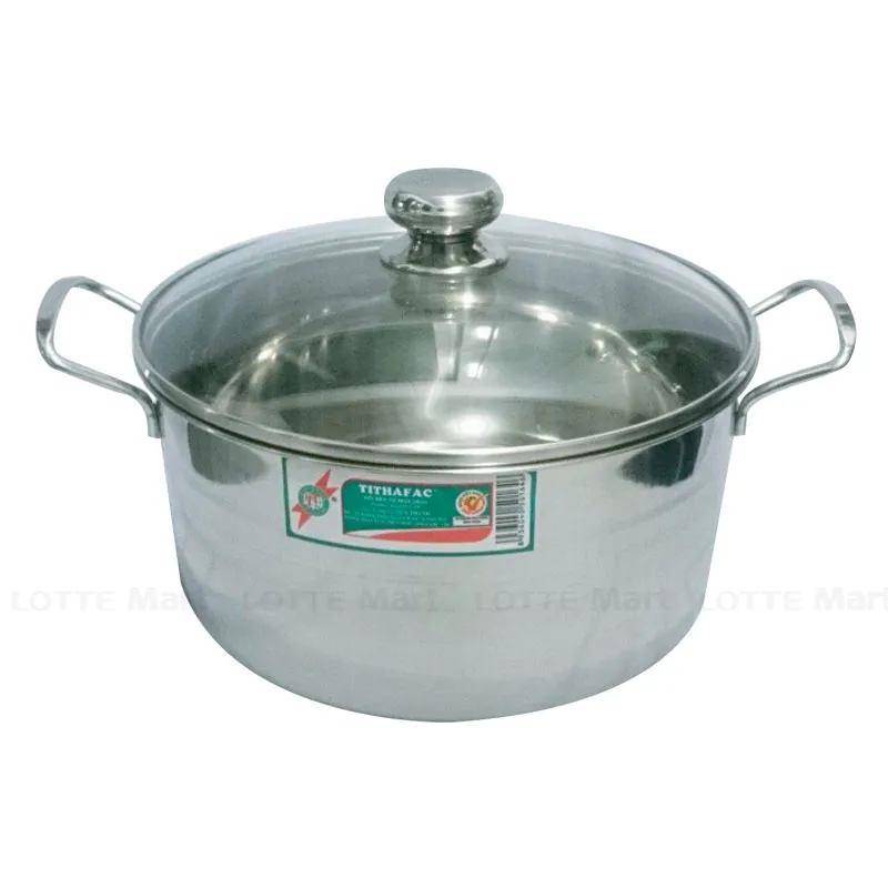 Tithafac 인덕션 430 스텐냄비 뚜껑 포함 20cm (EA) 4
