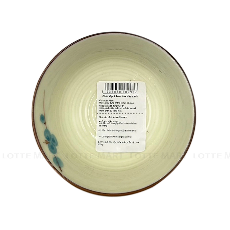 CHEN SUP HOA DAO XANH 9.5CM 2