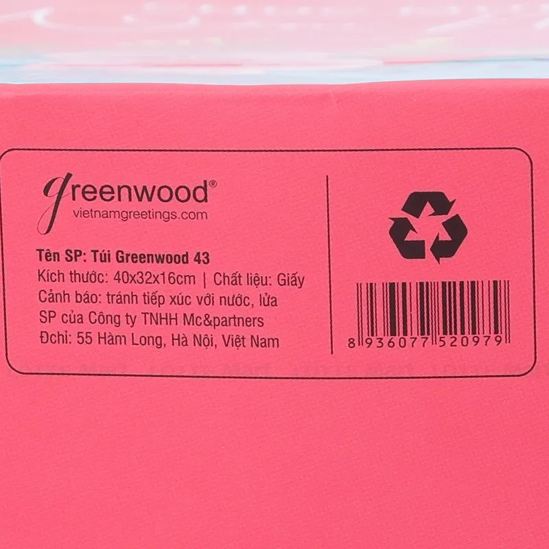 Túi Đựng Quà Tết 43 Greenwood 40 x 32 x 16cm