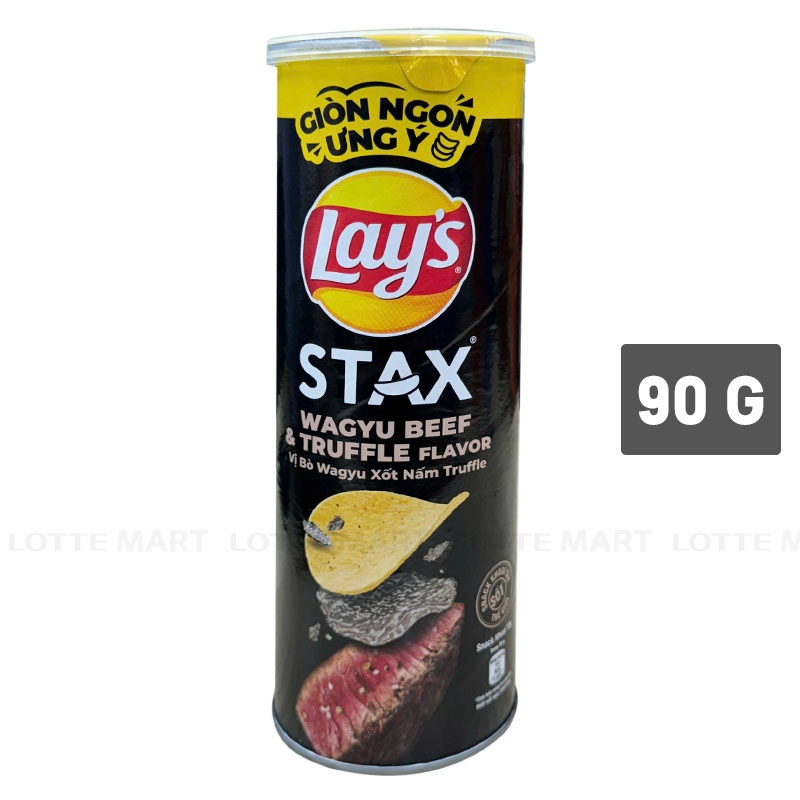 Lay's Stax 와규 비프 트러플 버섯 소스맛 감자 스낵 90G 2