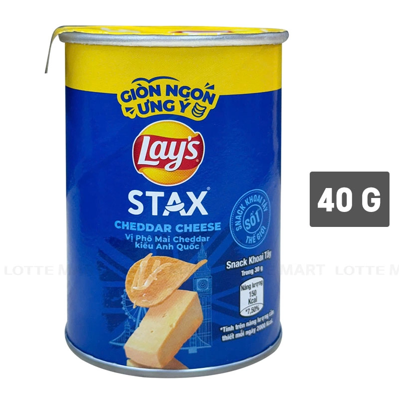 Lay's 영국식 체다 치즈 맛 감자 스낵 40G 2