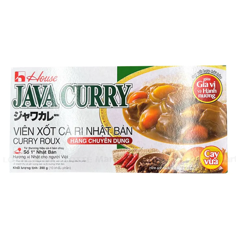 Viên Xốt Cà Ri Nhật Bản Java 200g
