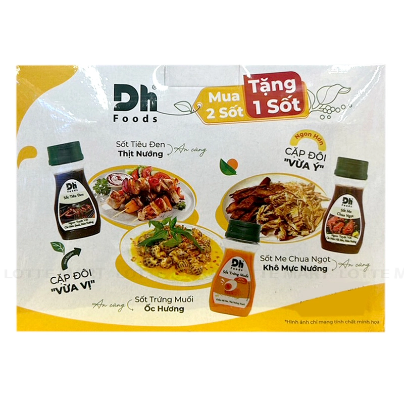 Hộp Quà Sốt Chấm DH Foods 340G